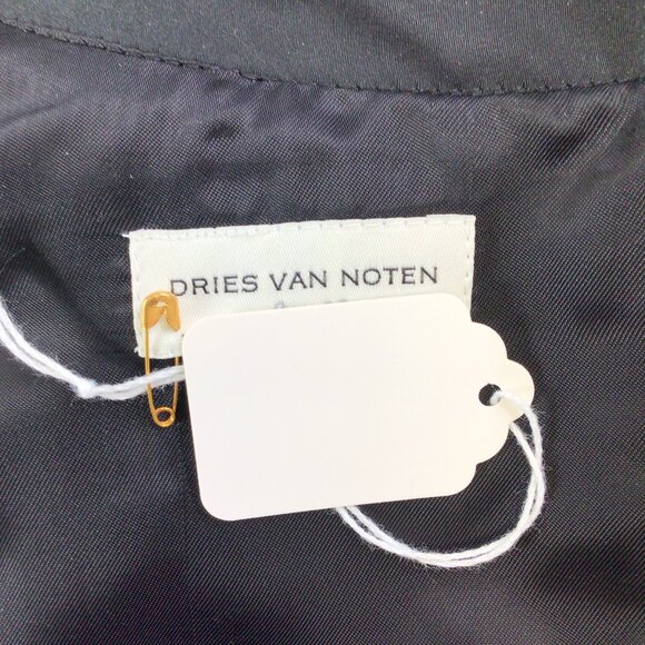 DRIES VAN NOTEN BLACK WRAP TIE SLEEVELESS TOP - Picture 4 of 4